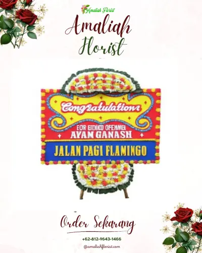 Bunga Papan Congratulation di Bedug